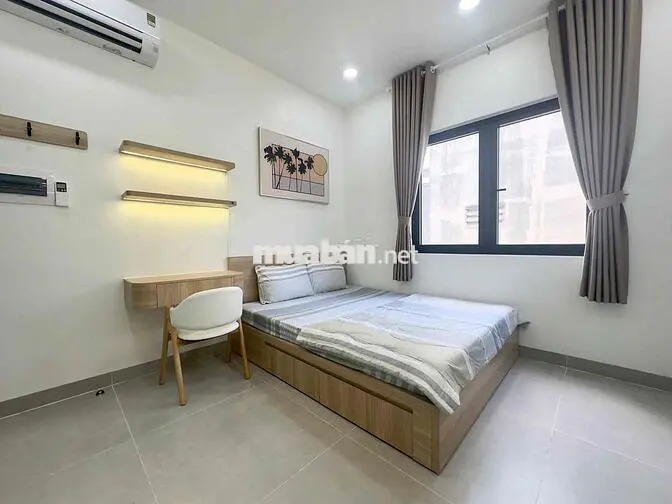 Căn hộ_Full nội thất_Cửa sổ to thoáng ánh sáng tự nhiên_phòng mới sạch