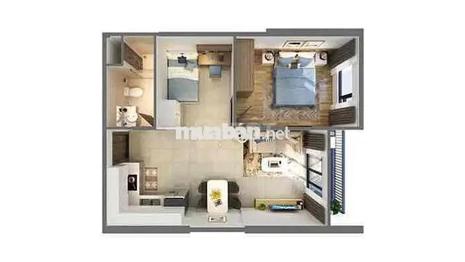 bán căn 1N+1 43m2 nhà mới , Vinhomes Smart City , Tây Mỗ , Hà Nội