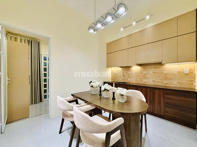 ⭐️Xe hơi để trong nhà 3 lầu Cao cấp 2 mặt hẻm 5m Quang Trung, P8, Q.Gò