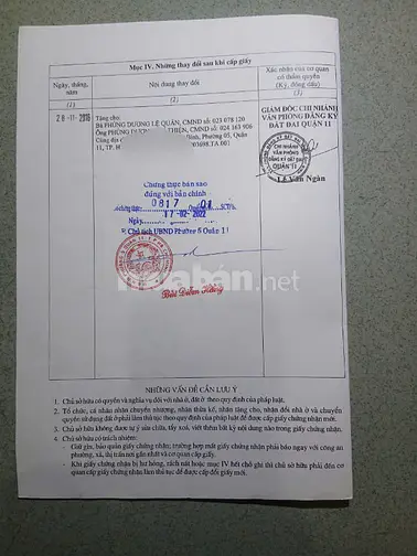 CĂN 1: BÁN NHÀ HẺM 4M(OXH) HÒA BÌNH, P.5, Q.11, 5,5 TỶ