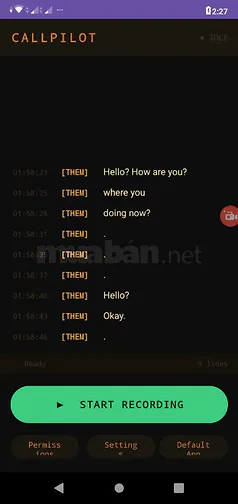 CallPilot tự động chuyển đổi giọng nói thành văn bản cuộc gọi của bạn 