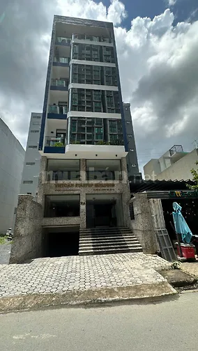 Cho thuê tòa nhà văn phòng 7 tầng, 112m², 1 hầm, mặt tiền đẹp Cát Lái 