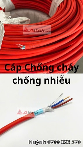 cáp tín hiệu chống cháy 2x1 0mm2