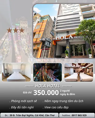 Cần Sang Nhượng Khách Sạn HoLa Cần Thơ