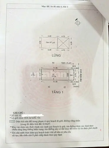 CĂN 1: BÁN NHÀ HẺM 3M(OXH) LẠC LONG QUÂN, P.10, Q.TB, 4,95 TỶ