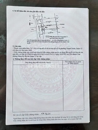 Đất Hà Huy Giáp. DT: 4 x 17m2. Giá: 3.350tr