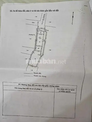 CĂN 1: BÁN NHÀ HẺM 3M (3 GÁC) HẬU GIANG, P.11, Q.1, 6,8 TỶ