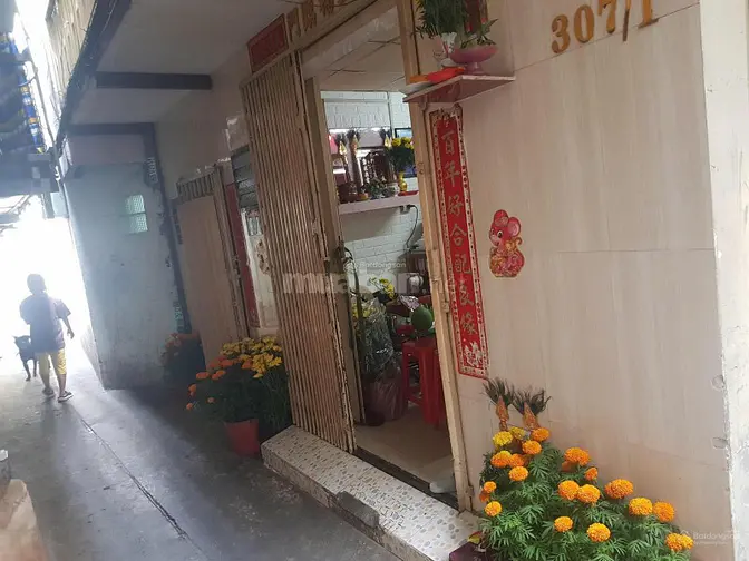 CĂN 1: BÁN NHÀ HẺM 3M (3 GÁC) HẬU GIANG, P.11, Q.1, 6,8 TỶ