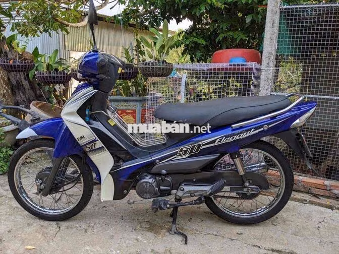 SYM Elegant 50 Xanh trắng