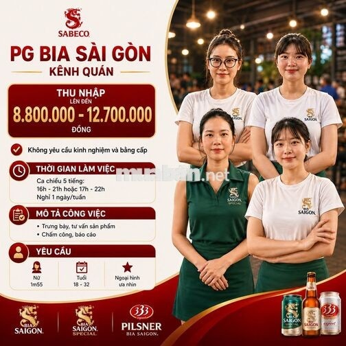 NHÂN VIÊN CHĂM SÓC ĐIỂM BÁN (ca tối 5 tiếng)