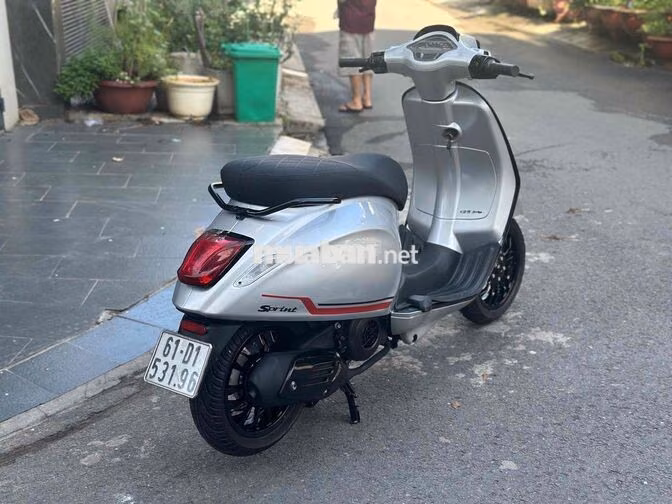 Piaggio Vespa Sprint 2015 Bạc Porsche Tự động