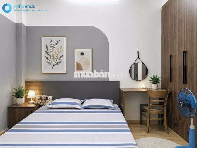 TRỐNG SẴN STUDIO ĐẦY ĐỦ NỘI THẤT NGAY ĐH VĂN HIẾN GẦN ÂU CƠ THANG MÁY