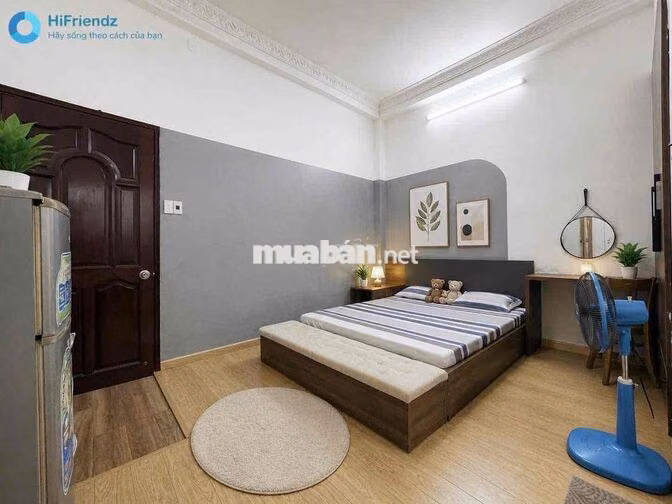 TRỐNG SẴN STUDIO ĐẦY ĐỦ NỘI THẤT NGAY ĐH VĂN HIẾN GẦN ÂU CƠ THANG MÁY