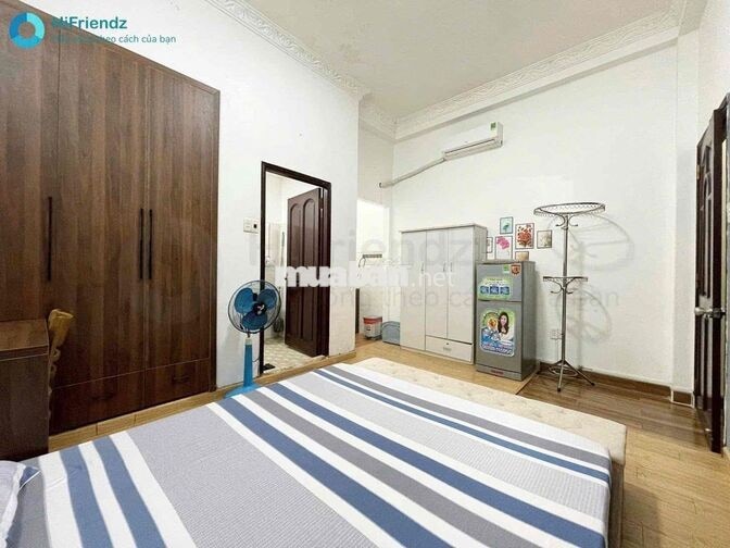 TRỐNG SẴN STUDIO ĐẦY ĐỦ NỘI THẤT NGAY ĐH VĂN HIẾN GẦN ÂU CƠ THANG MÁY