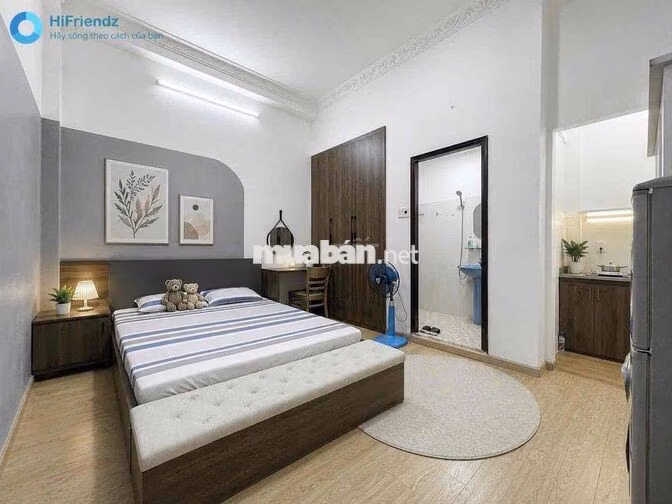 TRỐNG SẴN STUDIO ĐẦY ĐỦ NỘI THẤT NGAY ĐH VĂN HIẾN GẦN ÂU CƠ THANG MÁY