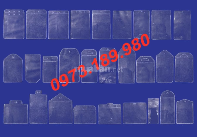Sản xuất bao bì túi nhựa đựng móc khóa hàng quà tặng