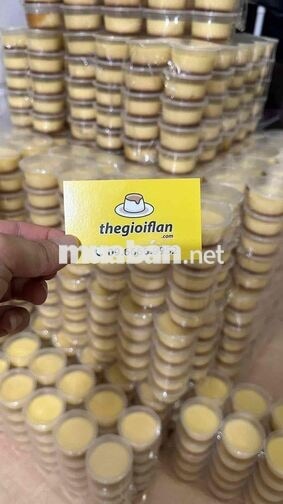 nv Nữ làm Bánh Flan ca sáng-chiều tại Tân Bình