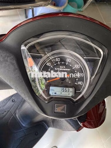 Honda Vision 2026 bản Đỏ Xám cao cấp.
