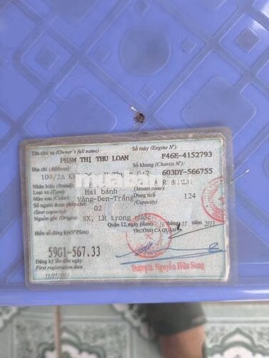 Honda Air Blade 2013 Vàng-Đen-Trắng 128719 km