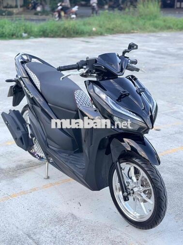 ❌Honda Vario 2021 Đen bóng lên mâm crom biễn 43
