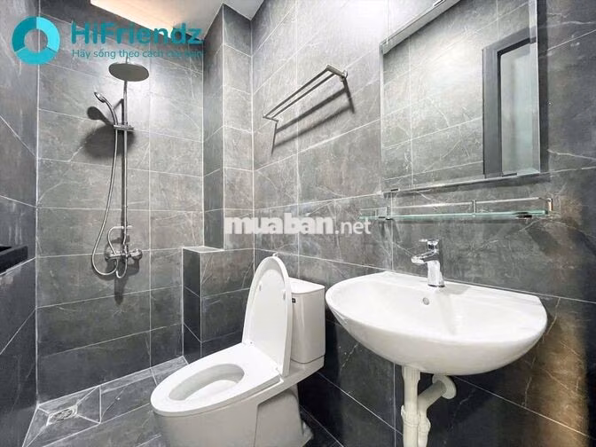 CĂN HỘ STUDIO 40M2 TÁCH BẾP FULL NỘI THẤT MÁY GIẶT RIÊNG NHÀ MỚI 100%