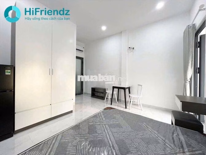 CĂN HỘ STUDIO 40M2 TÁCH BẾP FULL NỘI THẤT MÁY GIẶT RIÊNG NHÀ MỚI 100%