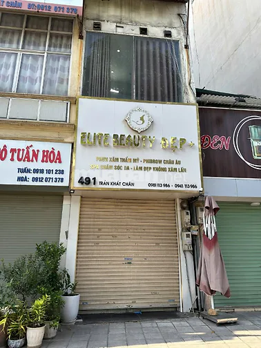 Cần cho thuê 2T nhà mặt phố 491 Trần Khát Chân, riêng biệt 