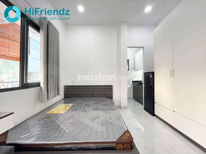 CĂN HỘ STUDIO 40M2 TÁCH BẾP FULL NỘI THẤT MÁY GIẶT RIÊNG NHÀ MỚI 100%