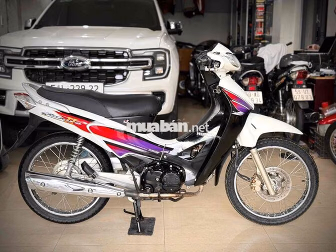 Honda Future II 125cc Trắng Đen Đỏ Tím