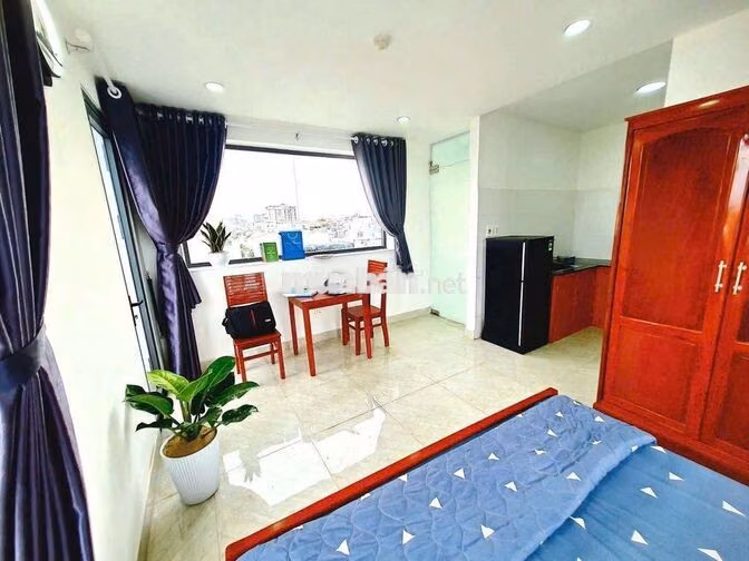 CĂN HỘ STUDIO BAN CÔNG VIEW CITY FULL NT TÒA NHÀ THANG MÁY HẦM XE 