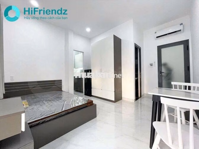 CĂN HỘ STUDIO 40M2 TÁCH BẾP FULL NỘI THẤT MÁY GIẶT RIÊNG NHÀ MỚI 100%
