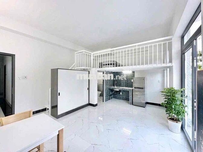 Căn Hộ DUPLEX Ban Công Nguyễn Xí Full Nội Thất Gần Các Trường Đại Học