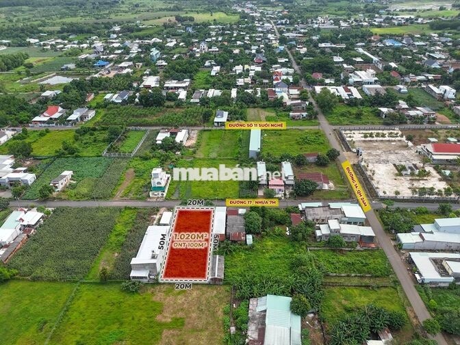 Bán 20m mặt tiền đường 17, gần ngay ngã tư 14, Suối Nghệ, Châu Đức