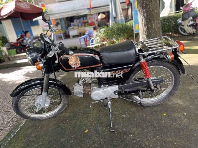 Honda SS50 lên CD90 màu Đen