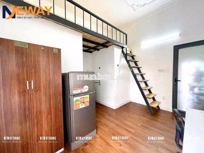 PHÒNG GÁC CAO 2M NGAY TRỆT - FULL NỘI THẤT KẾ ĐẠI HỌC VĂN HIẾN - ÂU CƠ
