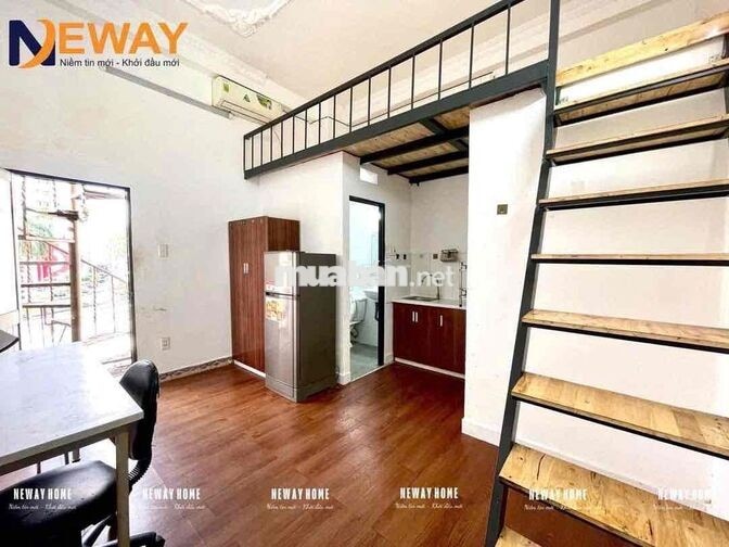 PHÒNG GÁC CAO 2M NGAY TRỆT - FULL NỘI THẤT KẾ ĐẠI HỌC VĂN HIẾN - ÂU CƠ
