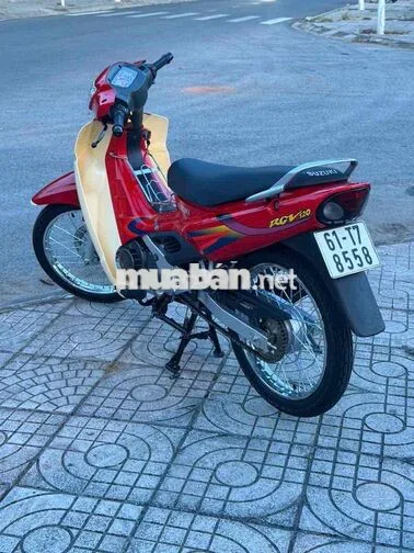 Suzuki RGV 120 Đỏ Kem Giấy Tờ Pháp Lý Xịn Já 105🍠