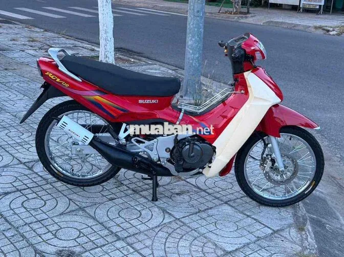 Suzuki RGV 120 Đỏ Kem Giấy Tờ Pháp Lý Xịn Já 105🍠