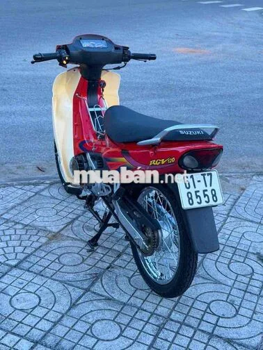 Suzuki RGV 120 Đỏ Kem Giấy Tờ Pháp Lý Xịn Já 105🍠