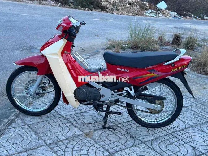 Suzuki RGV 120 Đỏ Kem Giấy Tờ Pháp Lý Xịn Já 105🍠
