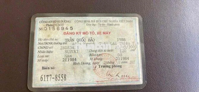 Suzuki RGV 120 Đỏ Kem Giấy Tờ Pháp Lý Xịn Já 105🍠