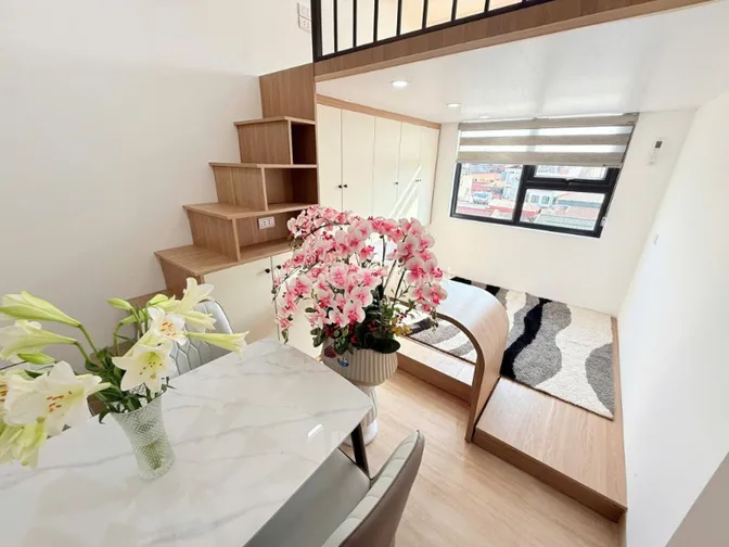 Bán Nhà Dòng Tiền CHDV Đại Từ Xây Mới 7 Tầng 27 Căn Hộ( 1 Ngủ 1 Khách)