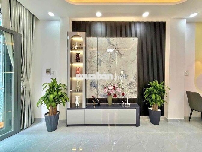 CHU VĂN AN-2 TẦNG LẦU-3PN 3WC FULL NỘI THẤT-DT 40M² (4x10) NỞ HẬU 4.4M