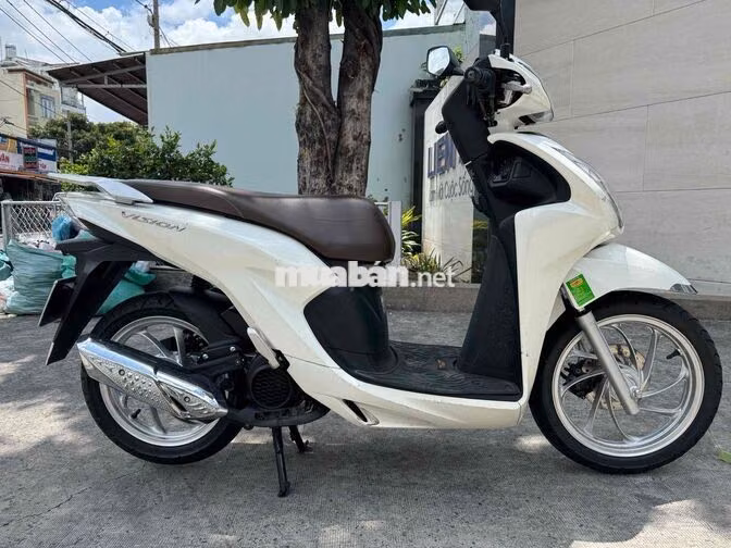 Honda Vision 2023 Trắng Khoá Smartkey