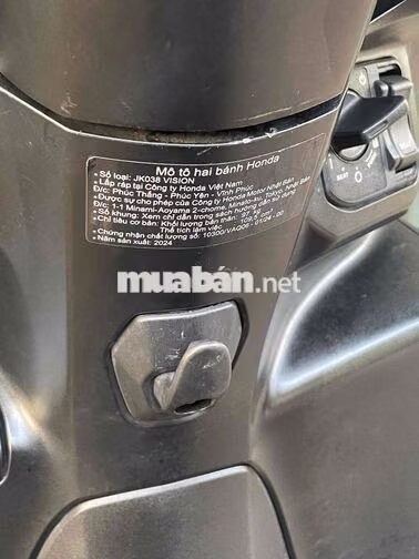 XE MÁY 68 - Honda Vision Thể Thao 2024 Đen