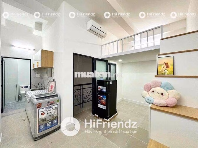 CĂN HỘ FULL NỘI THẤT MÁY GIẶT RIÊNG BAN CÔNG SÁT ĐH VĂN HIẾN SV Ở NHÓM
