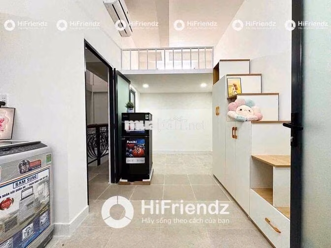CĂN HỘ FULL NỘI THẤT MÁY GIẶT RIÊNG BAN CÔNG SÁT ĐH VĂN HIẾN SV Ở NHÓM