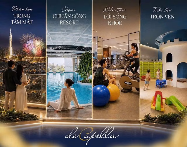 Cho thuê căn hộ 3 phòng ngủ chung cư De Capella, 116 Lương Định Của