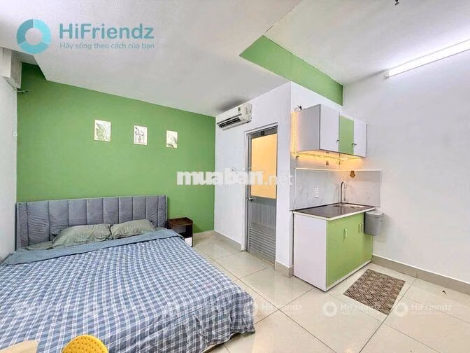 STUDIO FULL NỘI THẤT- THANG MÁY,BẢO VỆ- NGAY CẦU CÔNG LÝ
