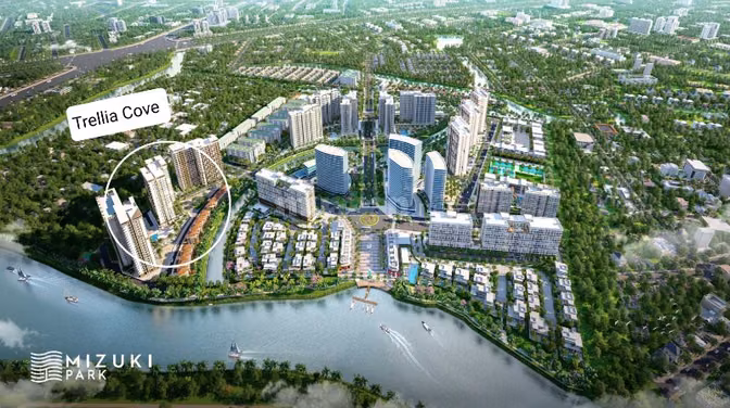 Căn Hộ Ven Sông Trellia Cove, Mizuki Park (26ha) Nguyễn Văn Linh, Bình